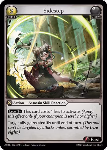 Sidestep (079), Mortal Ambition — Grand Archive card price