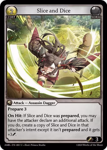 Slice and Dice (081), Mortal Ambition — Grand Archive card price