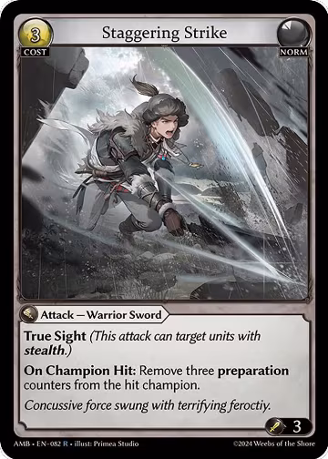 Staggering Strike (082), Mortal Ambition — Grand Archive card price