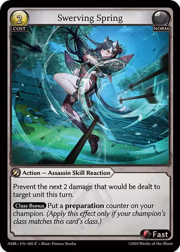 Swerving Spring (085), Mortal Ambition — Grand Archive card price