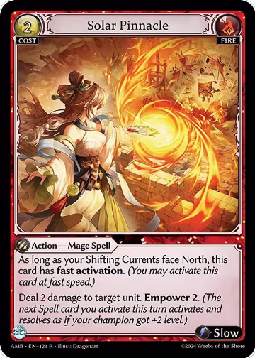 Solar Pinnacle (121), Mortal Ambition — Grand Archive card price
