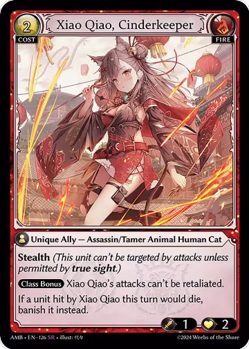 Xiao Qiao, Cinderkeeper (126), Mortal Ambition — Grand Archive card price