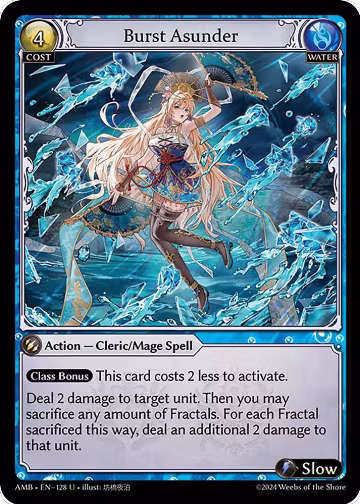 Burst Asunder (128), Mortal Ambition — Grand Archive card price
