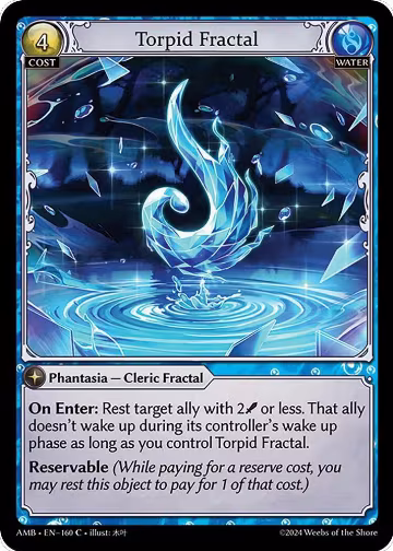 Torpid Fractal (160), Mortal Ambition — Grand Archive card price