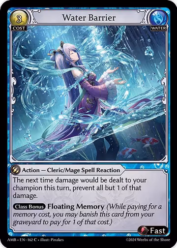Water Barrier (162), Mortal Ambition — Grand Archive card price