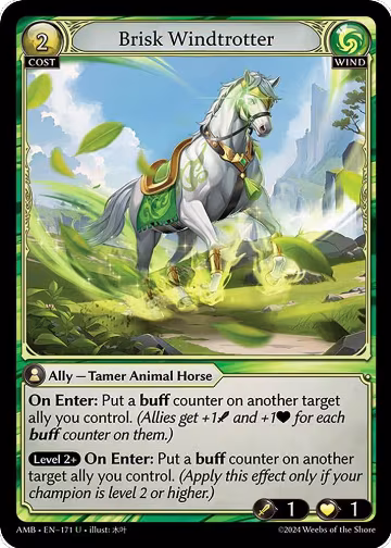 Brisk Windtrotter (171), Mortal Ambition — Grand Archive card price