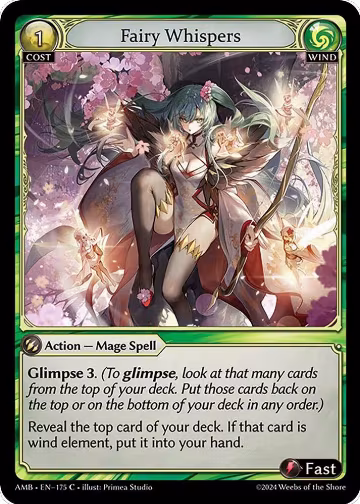 Fairy Whispers (175), Mortal Ambition — Grand Archive card price