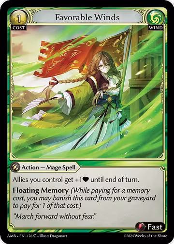 Favorable Winds (176), Mortal Ambition — Grand Archive card price