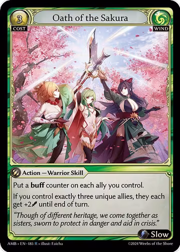 Oath of the Sakura (185), Mortal Ambition — Grand Archive card price
