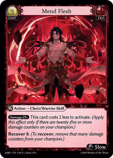 Mend Flesh (210), Mortal Ambition — Grand Archive card price