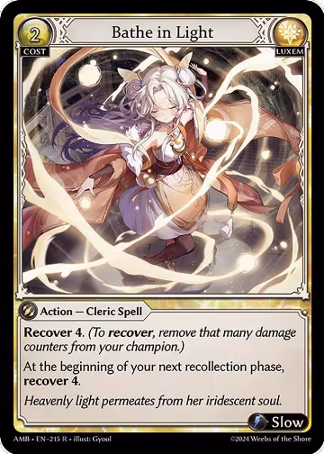 Bathe in Light (215), Mortal Ambition — Grand Archive card price