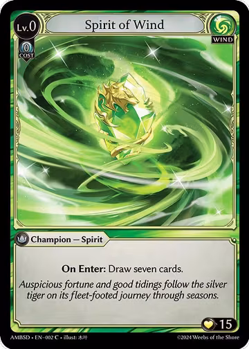 Spirit of Wind (002) — card price