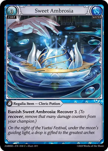 Sweet Ambrosia (018), Mortal Ambition Starter Decks — Grand Archive card price