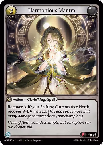 Harmonious Mantra (026), Mortal Ambition Starter Decks — Grand Archive card price