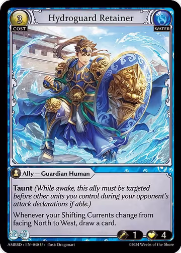 Hydroguard Retainer (040), Mortal Ambition Starter Decks — Grand Archive card price