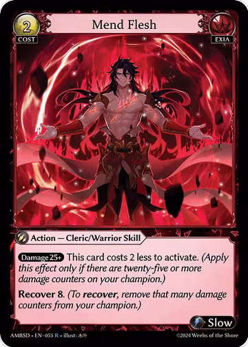 Mend Flesh (055), Mortal Ambition Starter Decks — Grand Archive card price