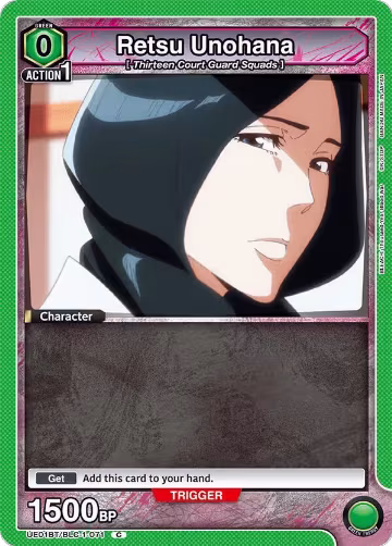 Retsu Unohana (071) (Box Topper Foil) (UE01BT/BLC-1-071), BLEACH: Thousand-Year Blood War — Union Arena card price