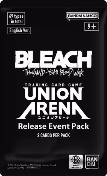 BLEACH: Thousand-Year Blood War - Release Event Pack, BLEACH: Thousand-Year Blood War Release Event Cards — Union Arena sealed product price
