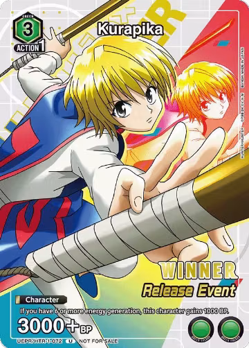 Kurapika (Release Event Winner) (UEPR/HTR-1-072) — card price