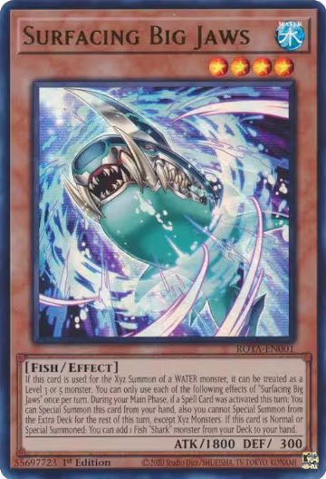 Surfacing Big Jaws (ROTA-EN001), Rage of the Abyss — Yu-Gi-Oh! card price