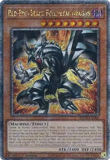 Red-Eyes Black Fullmetal Dragon (Quarter Century Secret Rare) (ROTA-EN005), Rage of the Abyss — Yu-Gi-Oh! card price