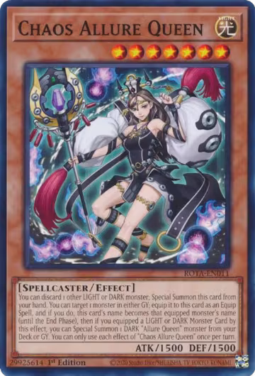 Chaos Allure Queen (ROTA-EN011), Rage of the Abyss — Yu-Gi-Oh! card price