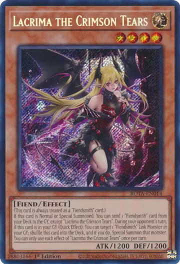 Lacrima the Crimson Tears (ROTA-EN014), Rage of the Abyss — Yu-Gi-Oh! card price