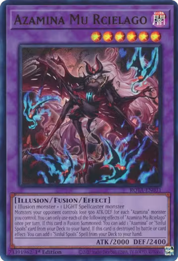 Azamina Mu Rcielago (ROTA-EN031), Rage of the Abyss — Yu-Gi-Oh! card price