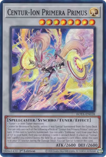 Centur-Ion Primera Primus (ROTA-EN038), Rage of the Abyss — Yu-Gi-Oh! card price