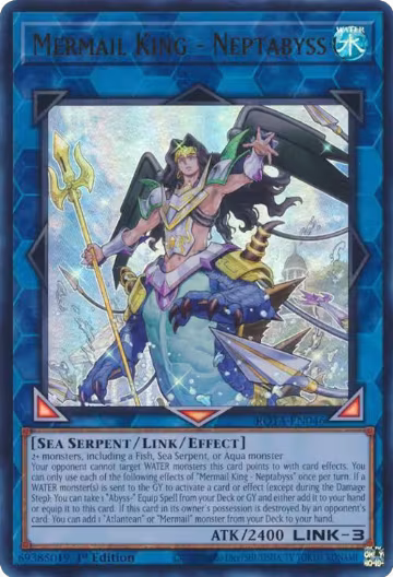 Mermail King - Neptabyss (ROTA-EN046), Rage of the Abyss — Yu-Gi-Oh! card price