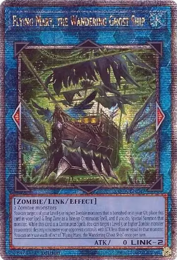 Flying Mary, the Wandering Ghost Ship (Quarter Century Secret Rare) (ROTA-EN047), Rage of the Abyss — Yu-Gi-Oh! card price