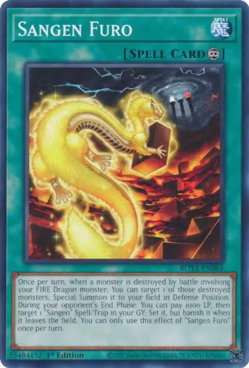Sangen Furo (ROTA-EN061), Rage of the Abyss — Yu-Gi-Oh! card price