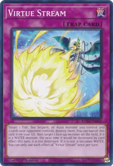 Virtue Stream (ROTA-EN068), Rage of the Abyss — Yu-Gi-Oh! card price
