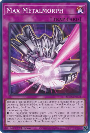Max Metalmorph (ROTA-EN071), Rage of the Abyss — Yu-Gi-Oh! card price