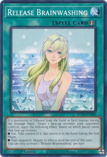 Release Brainwashing (ROTA-EN086), Rage of the Abyss — Yu-Gi-Oh! card price