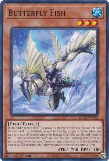 Butterfly Fish (ROTA-EN088), Rage of the Abyss — Yu-Gi-Oh! card price