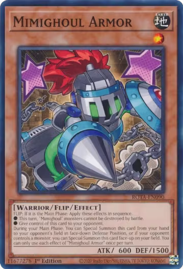 Mimighoul Armor (ROTA-EN090), Rage of the Abyss — Yu-Gi-Oh! card price
