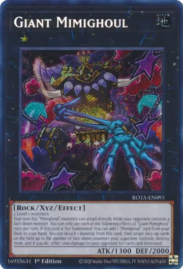 Giant Mimighoul (ROTA-EN093), Rage of the Abyss — Yu-Gi-Oh! card price