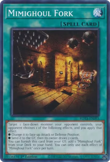 Mimighoul Fork (ROTA-EN095), Rage of the Abyss — Yu-Gi-Oh! card price