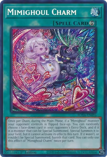 Mimighoul Charm (ROTA-EN096), Rage of the Abyss — Yu-Gi-Oh! card price