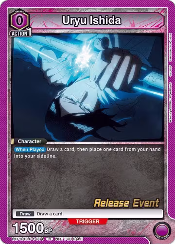 Uryu Ishida (UEPR/BLC-1-034), BLEACH: Thousand-Year Blood War Release Event Cards — Union Arena card price