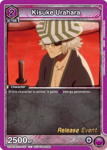 Kisuke Urahara (037) (UEPR/BLC-1-037), BLEACH: Thousand-Year Blood War Release Event Cards — Union Arena card price