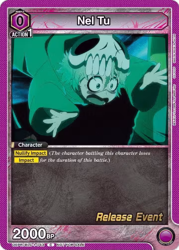 Nel Tu (UEPR/BLC-1-043), BLEACH: Thousand-Year Blood War Release Event Cards — Union Arena card price