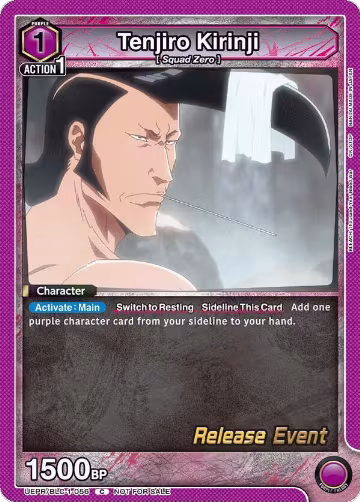 Tenjiro Kirinji (UEPR/BLC-1-056), BLEACH: Thousand-Year Blood War Release Event Cards — Union Arena card price