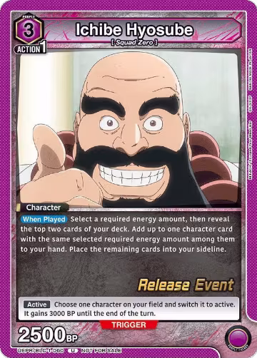 Ichibe Hyosube (UEPR/BLC-1-060), BLEACH: Thousand-Year Blood War Release Event Cards — Union Arena card price