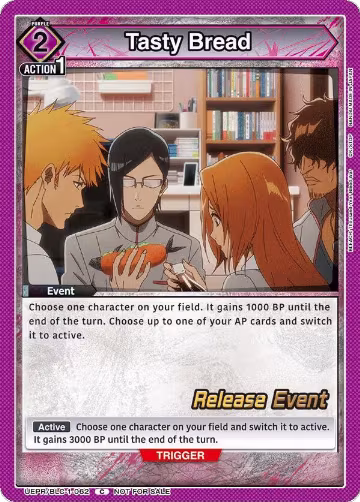 Tasty Bread (UEPR/BLC-1-062), BLEACH: Thousand-Year Blood War Release Event Cards — Union Arena card price