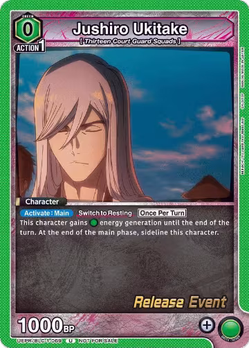 Jushiro Ukitake (UEPR/BLC-1-069), BLEACH: Thousand-Year Blood War Release Event Cards — Union Arena card price