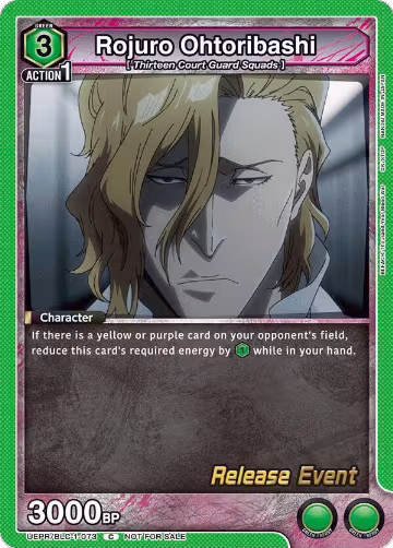 Rojuro Ohtoribashi (UEPR/BLC-1-073), BLEACH: Thousand-Year Blood War Release Event Cards — Union Arena card price