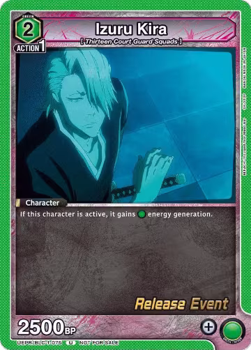 Izuru Kira (UEPR/BLC-1-075), BLEACH: Thousand-Year Blood War Release Event Cards — Union Arena card price