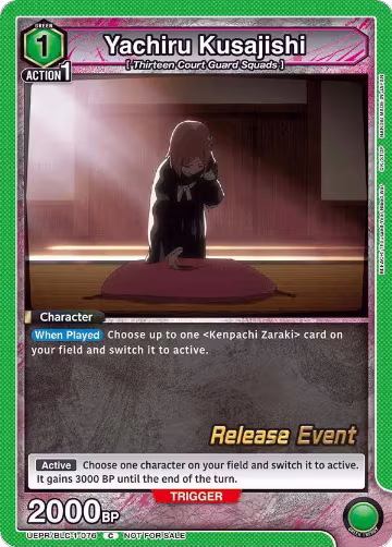 Yachiru Kusajishi (UEPR/BLC-1-076), BLEACH: Thousand-Year Blood War Release Event Cards — Union Arena card price
